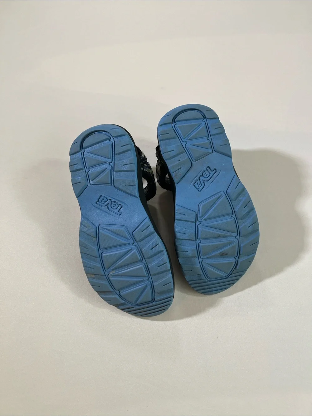 Teva Black Sandals with Patterned Straps